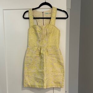 Kimchi Blue Yellow Floral Mini Dress